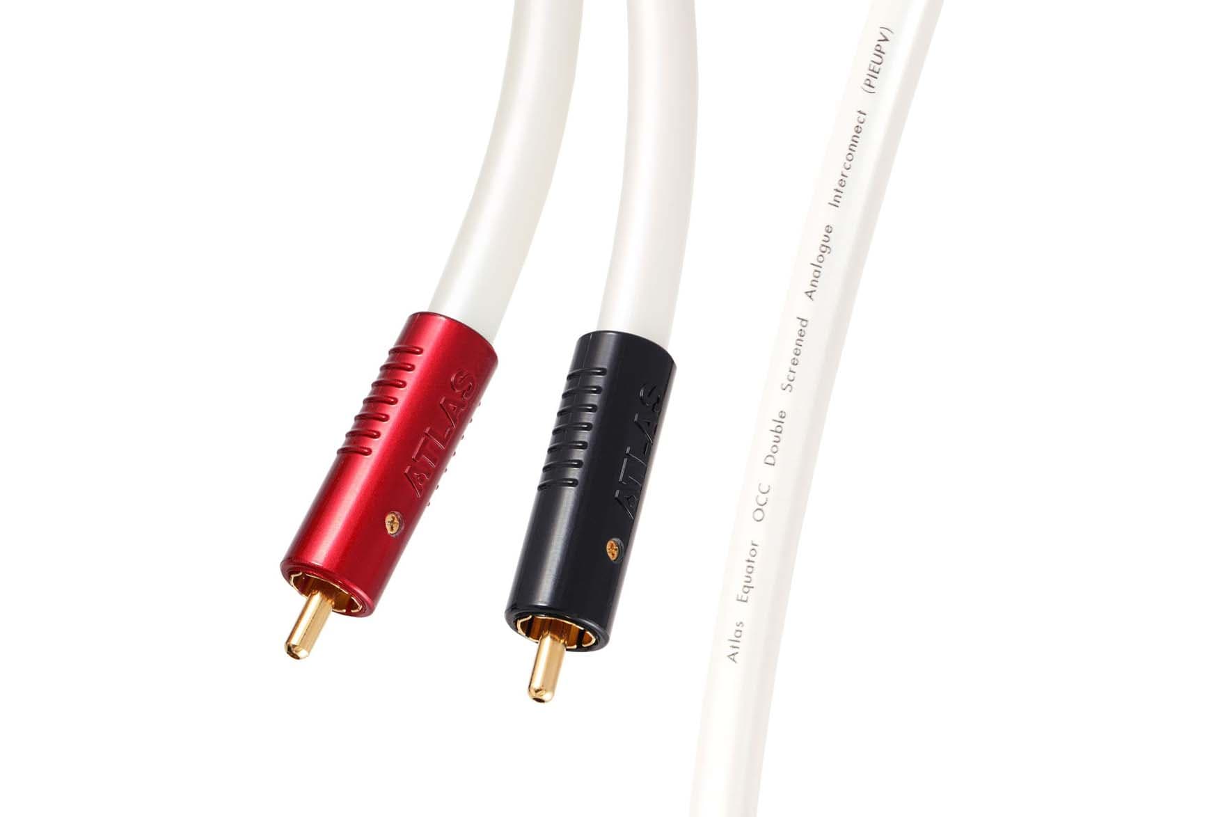 Kabel Atlas Equator Achromatic 2x RCA - 2x RCA - 0.5 m - Media Hit - Sklep audio