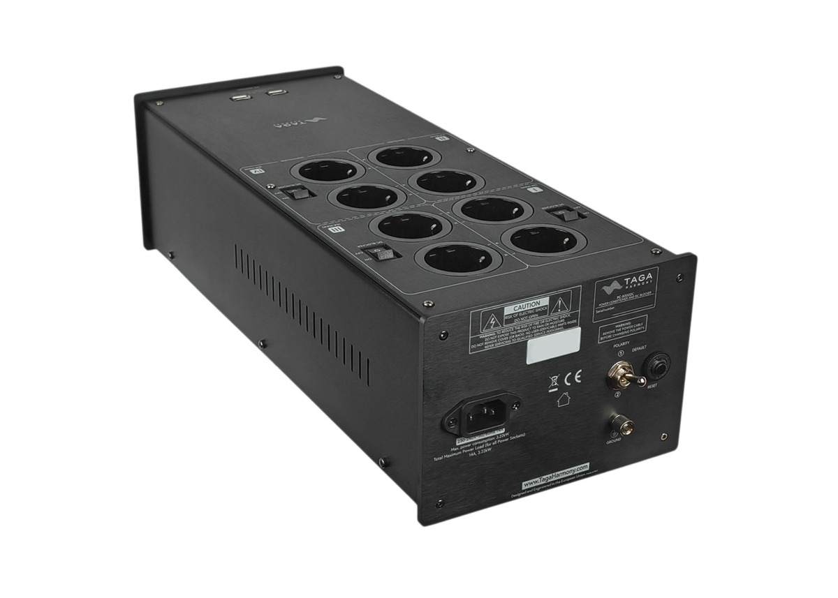 TAGA Harmony PC-8000DC – kondycjoner sieciowy z DC Blocker Gliwice - Media Hit - Sklep audio