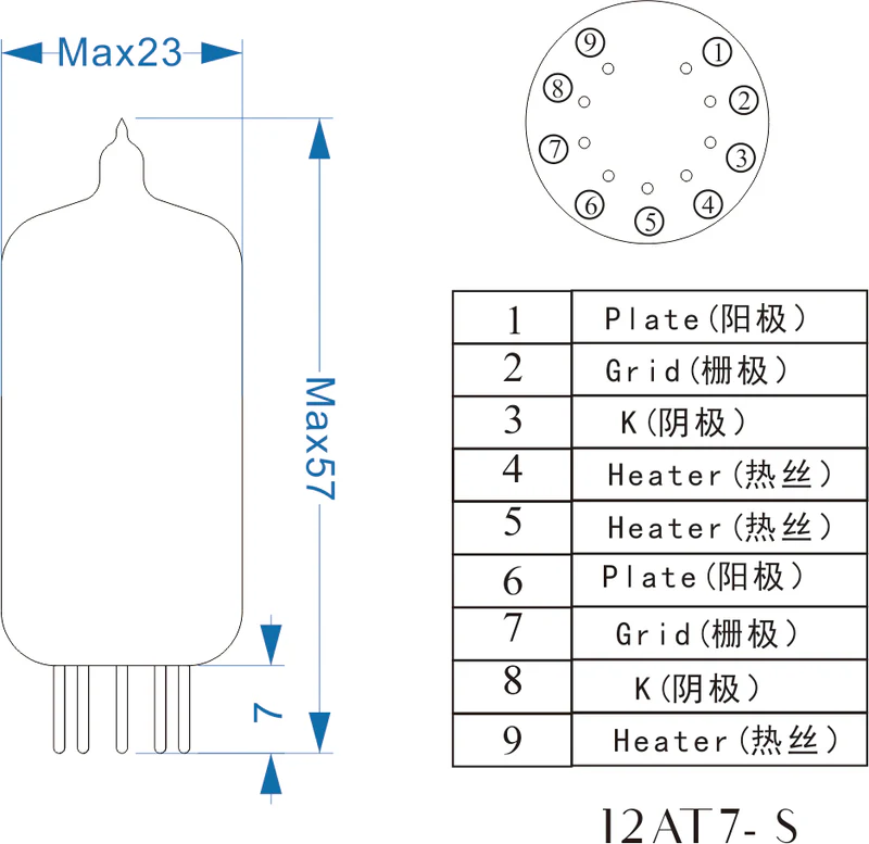 Lampa elektronowa PSVANE ART 12AT7-S (ECC81) - Gliwice - Media Hit - Sklep audio