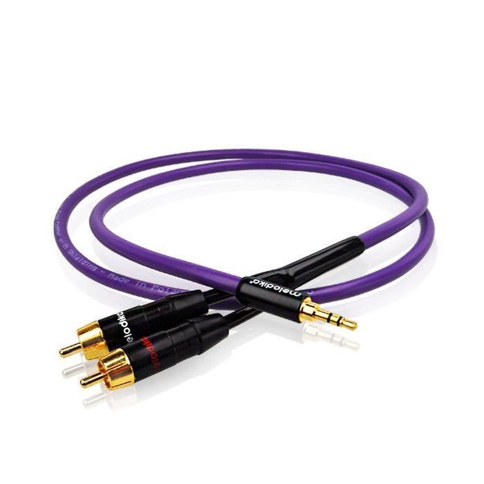 Kabel Mini Jack - 2RCA Melodika MDMJ2R15 1,5m (Raty 0%) - Media Hit - Sklep audio