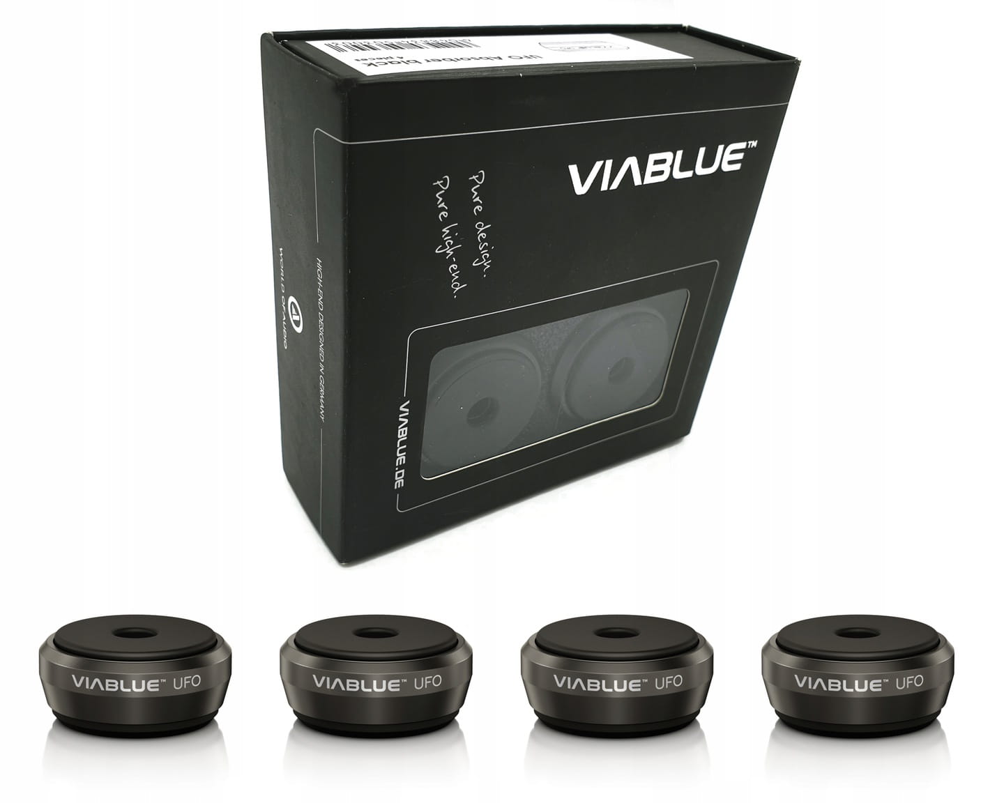 VIABLUE UFO NÓŻKI ABSORBER ZESTAW 4 SZTUKI GLIWICE - Media Hit - Sklep audio