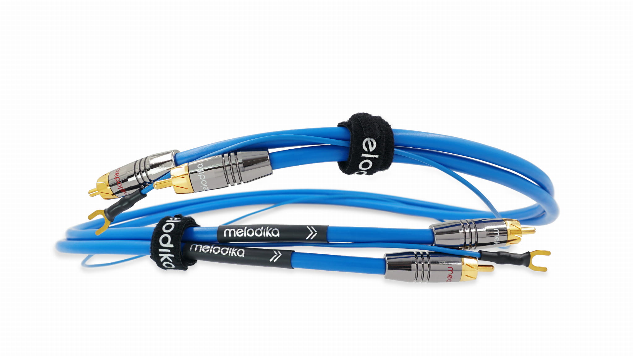 KABEL GRAMOFONOWY RCA-RCA  MELODIKA SKY BLUE SBPH10 - 1M - różne długości (RATY 0%)   - Media Hit - Sklep audio