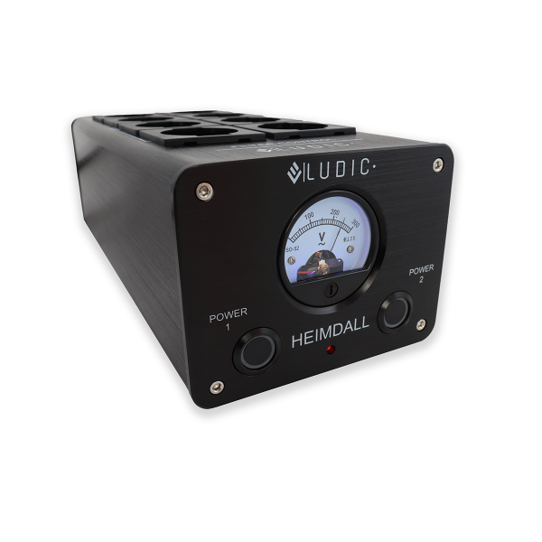 LUDIC AUDIO HEIMDALL NETFILTER – LISTWA ZASILAJĄCA BLACK  - Media Hit - Sklep audio