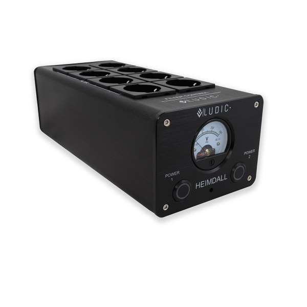 LUDIC AUDIO HEIMDALL NETFILTER – LISTWA ZASILAJĄCA BLACK  - Media Hit - Sklep audio