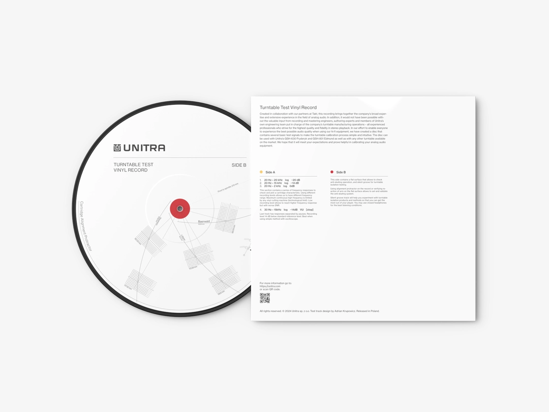 Unitra WT-1 Płyta Testowa - Standard Edition - Gliwice - Media Hit - Sklep audio