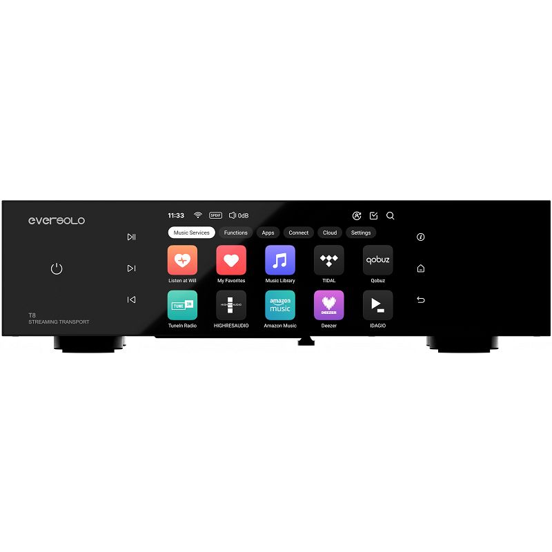 Transport cyfrowy Streamer EverSolo T8 Gliwice (raty 0%) - Media Hit - Sklep audio