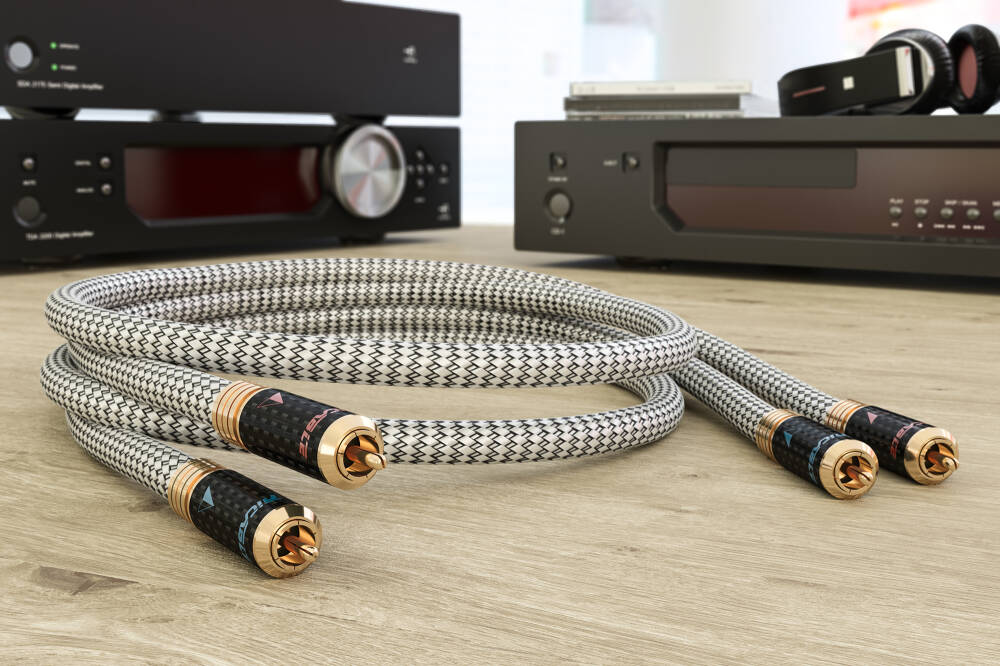 Ricable Invictus Signal Reference – referencyjny kabel analogowy RCA Hi-End 2x1m Gliwice - Media Hit - Sklep audio