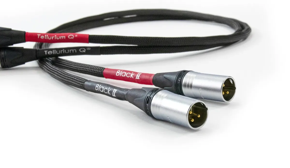 Tellurium Q Black II XLR – zbalansowany przewód sygnałowy stereo 2x1m - Media Hit - Sklep audio