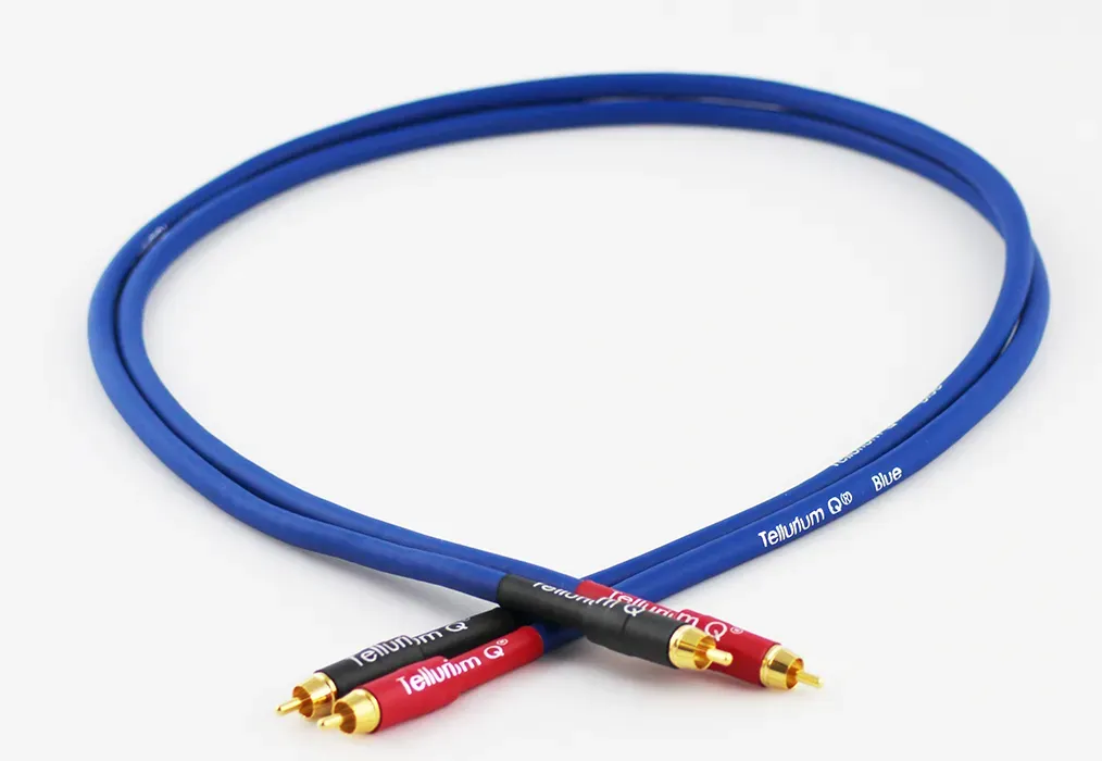 Tellurium Q Blue II RCA – analogowy przewód sygnałowy stereo 2x1m - Media Hit - Sklep audio
