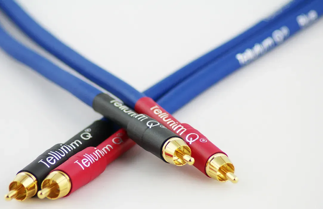 Tellurium Q Blue II RCA – analogowy przewód sygnałowy stereo 2x1m - Media Hit - Sklep audio