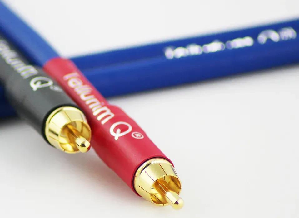 Tellurium Q Blue II RCA – analogowy przewód sygnałowy stereo 2x1m - Media Hit - Sklep audio