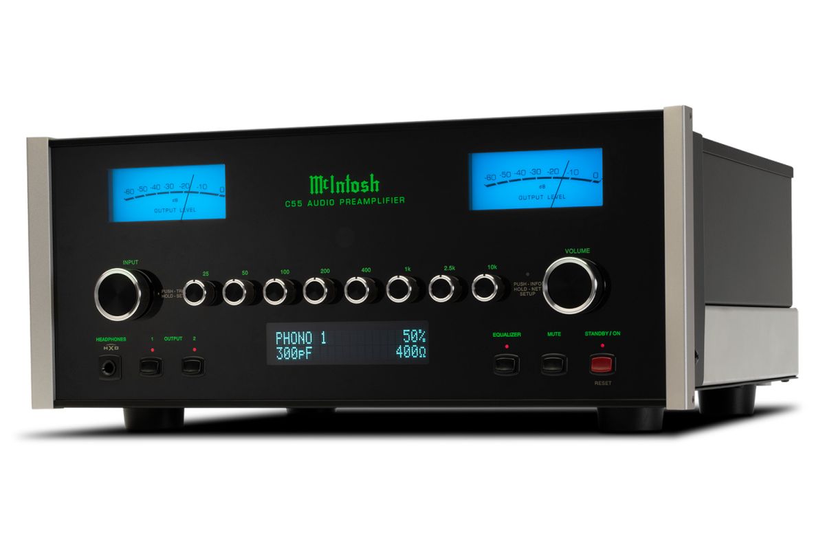 McIntosh C55 – tranzystorowy przedwzmacniacz stereo z DAC - Media Hit - Sklep audio