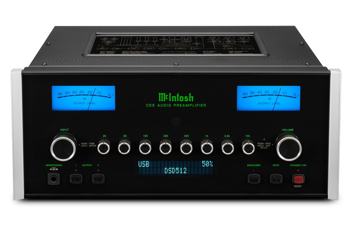 McIntosh C55 – tranzystorowy przedwzmacniacz stereo z DAC - Media Hit - Sklep audio