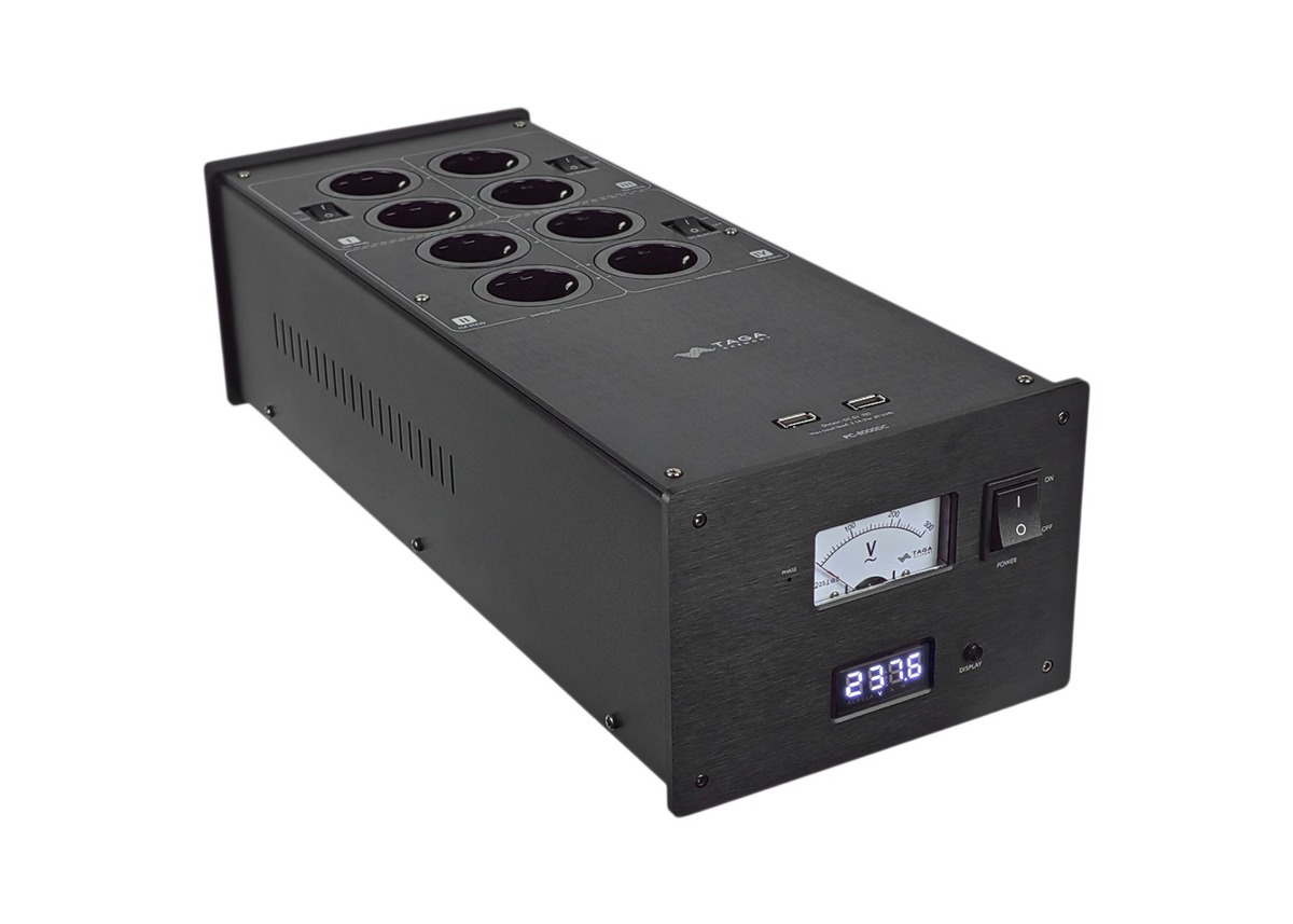 TAGA Harmony PC-8000DC – kondycjoner sieciowy z DC Blocker Gliwice - Media Hit - Sklep audio