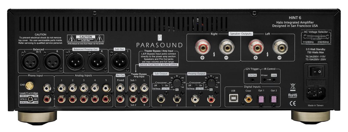 Parasound Halo Integrated HINT 6 – wzmacniacz zintegrowany stereo - Media Hit - Sklep audio