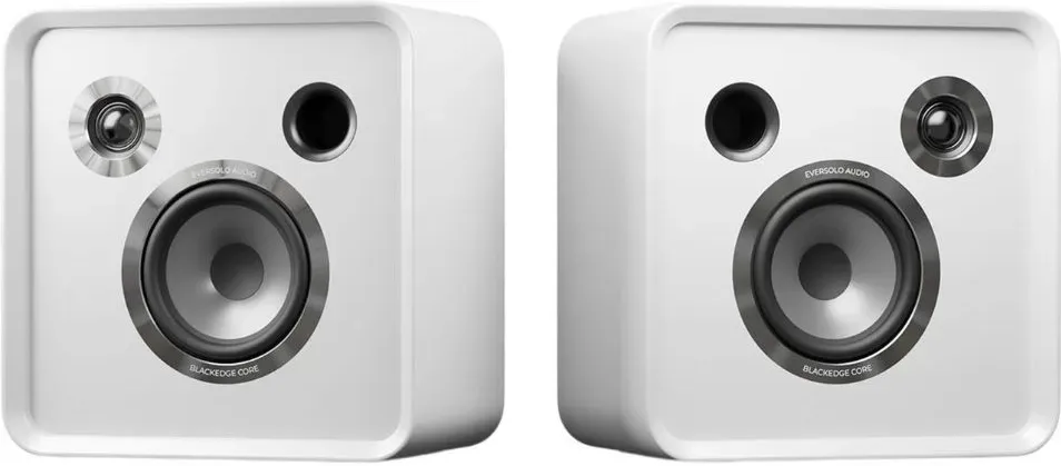 Eversolo SE100 Białe – kompaktowe kolumny podstawkowe Hi-Fi o naturalnym brzmieniu - Media Hit - Sklep audio