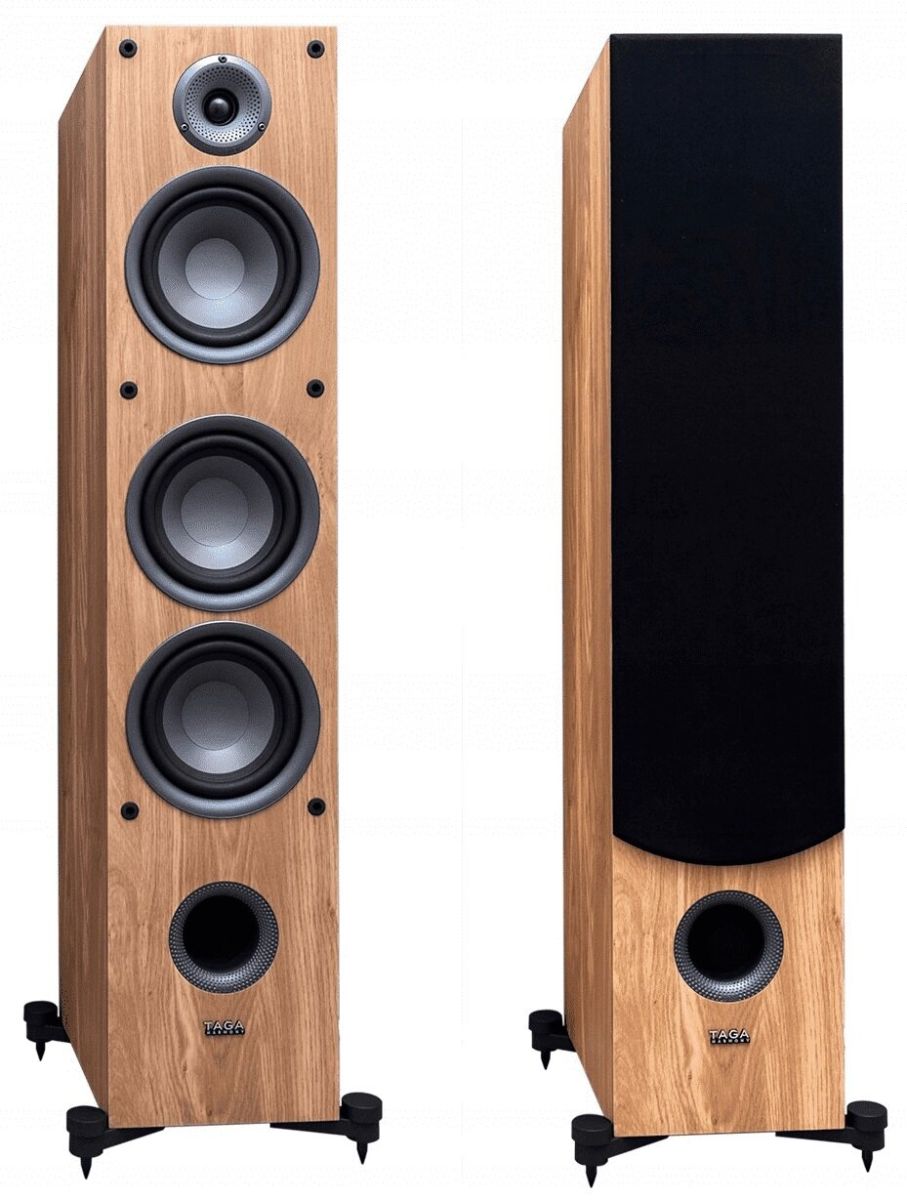 TAGA Harmony TAV-807F – Flagowe Kolumny Podłogowe Serii Audio-Video Gliwice OAK - Media Hit - Sklep audio