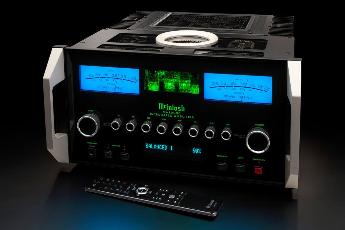 McIntosh MA12000 – hybrydowy wzmacniacz zintegrowany stereo - Media Hit - Sklep audio