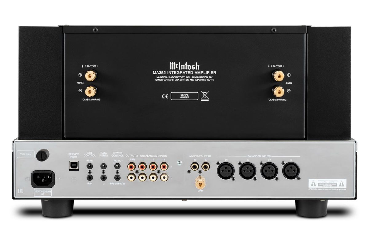 McIntosh MA352 – hybrydowy wzmacniacz zintegrowany 200 W/8 Ω - Media Hit - Sklep audio