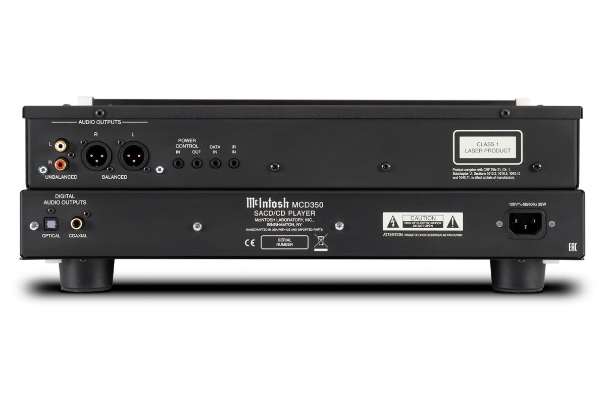 McIntosh MCD350 – odtwarzacz SACD/CD z przetwornikiem 32-bit/192 kHz - Media Hit - Sklep audio