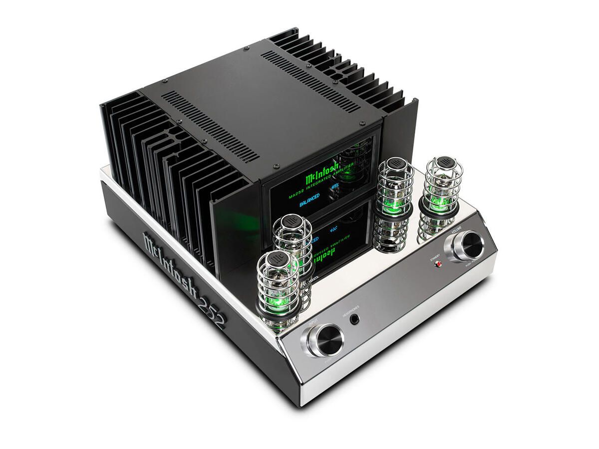 McIntosh MA252 – hybrydowy wzmacniacz zintegrowany 2 × 100 W - Media Hit - Sklep audio