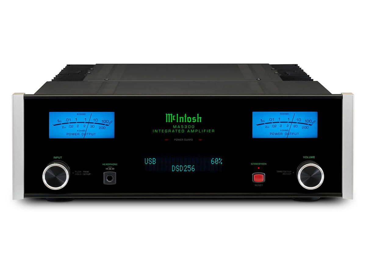 McIntosh MA5300 – wzmacniacz zintegrowany 2 × 100 W z przetwornikiem DAC - Media Hit - Sklep audio