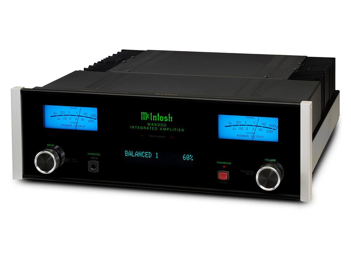 McIntosh MA5300 – wzmacniacz zintegrowany 2 × 100 W z przetwornikiem DAC - Media Hit - Sklep audio
