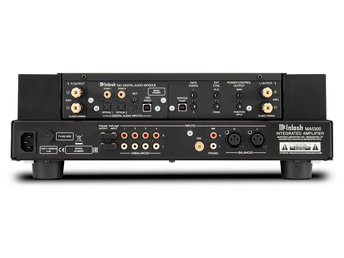 McIntosh MA5300 – wzmacniacz zintegrowany 2 × 100 W z przetwornikiem DAC - Media Hit - Sklep audio