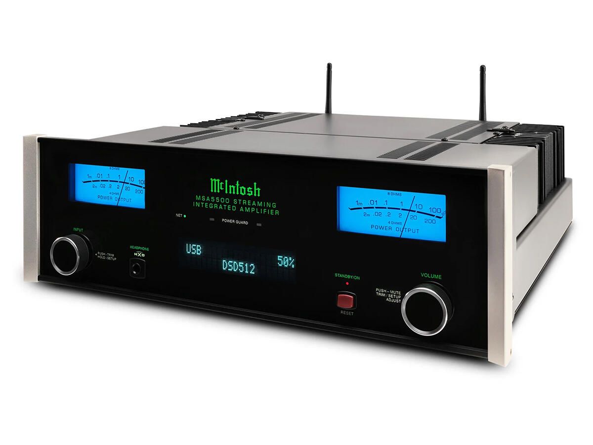 McIntosh MSA5500 – wzmacniacz zintegrowany z funkcją streamingu - Media Hit - Sklep audio