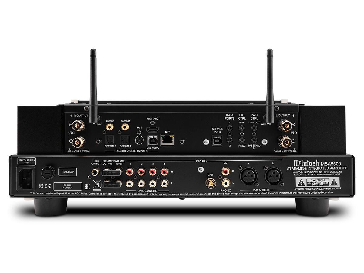 McIntosh MSA5500 – wzmacniacz zintegrowany z funkcją streamingu - Media Hit - Sklep audio
