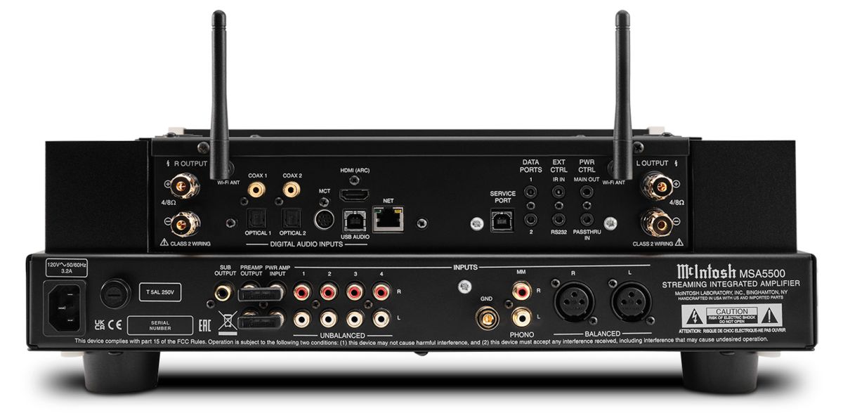 McIntosh MSA5500 – wzmacniacz zintegrowany ze streamerem - Media Hit - Sklep audio