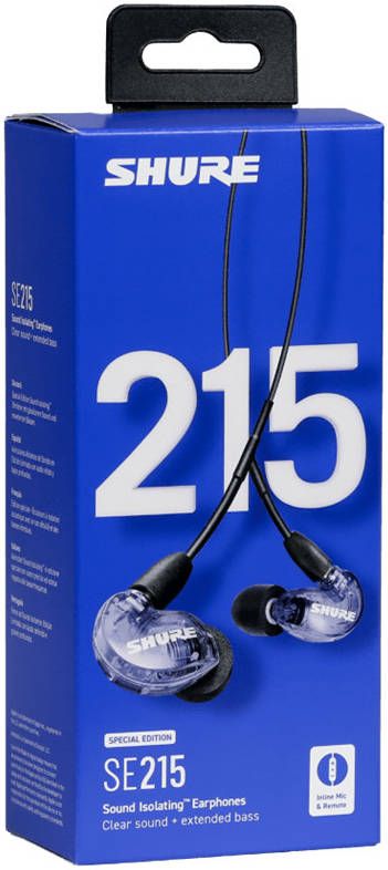 SŁUCHAWKI SHURE SE215 SPEPL+UNI-EFS  - Media Hit - Sklep audio