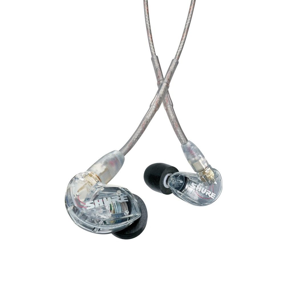 SŁUCHAWKI SHURE SE215-CL-EFS PRZEZROCZYSTE STUDIO BAS - Media Hit - Sklep audio
