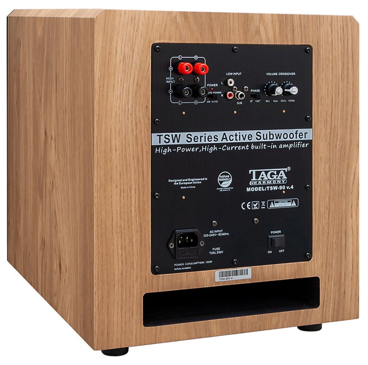 TAGA Harmony TSW-90 v.4 – Aktywny Subwoofer 10” z Potężnym i Dynamicznym Basem Gliwice OAK - Media Hit - Sklep audio