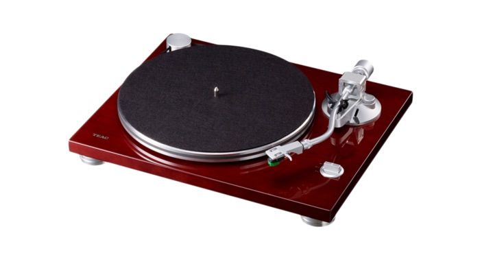 TEAC TN-3B-SE Cherry – gramofon z wkładką AT-VM95E - Media Hit - Sklep audio