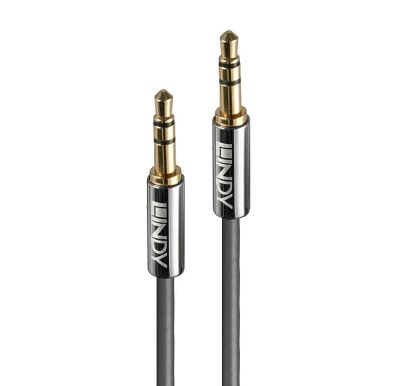 Kabel Mini Jack 3.5mm Lindy Chromo Line 35323 3m - Media Hit - Sklep audio