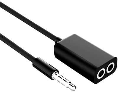 ROZDZIELACZ SŁUCHAWEK SPLITTER MINI JACK - Media Hit - Sklep audio