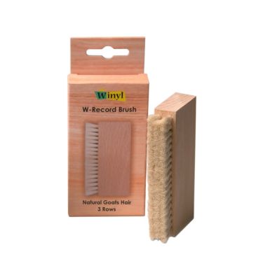 SZCZOTKA DO PŁYT WINYL W-RECORD BRUSH NATURALNA - Media Hit - Sklep audio