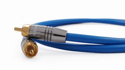 KABEL DO SUBWOOFERA MELODIKA SKY BLUE  SBSW50 RCA-RCA 5M (RATY 0%)  - Media Hit - Sklep audio