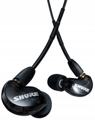 SŁUCHAWKI SHURE AONIC 215 SE215DYBK+UNI-EFS CZARNE (raty 0%) - Media Hit - Sklep audio