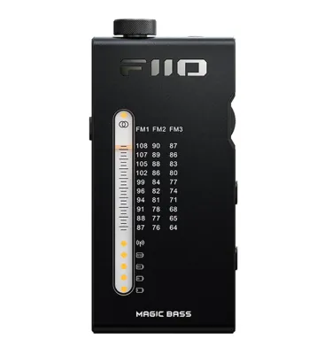 FiiO RR11 - Przenośne radio FM / wzmacniacz słuchawkowy USB-C Black  Gliwice  - Media Hit - Sklep audio