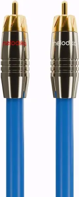 KABEL RCA MELODIKA SKY BLUE SB2R10 - 1M - różne długości (RATY 0%)   - Media Hit - Sklep audio