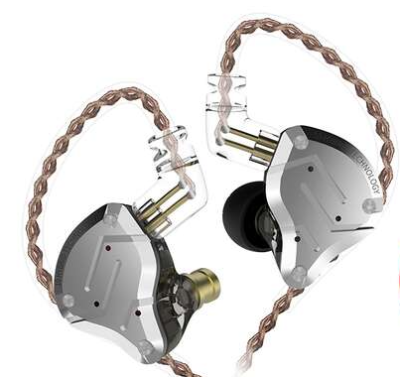 SŁUCHAWKI KZ ZS10 PRO BEZ MIKROFONU CZARNE - Media Hit - Sklep audio