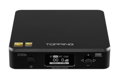 DAC TOPPING D50s 32BIT DSD USB COAX CZARNY NOWOŚĆ - Media Hit - Sklep audio