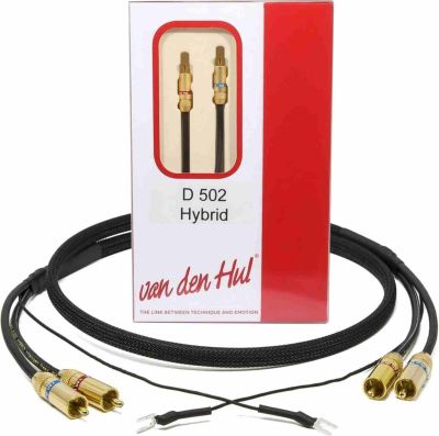 Van den Hul D-502 Hybrid RCA–RCA 1,0 m – interkonekt gramofonowy - Media Hit - Sklep audio