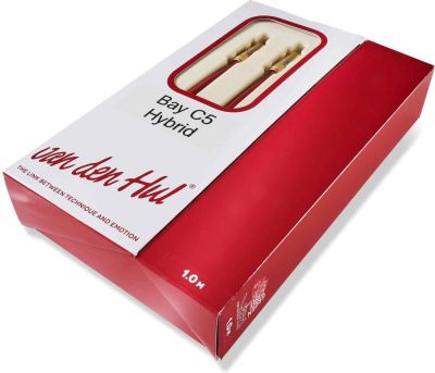 Van den Hul The Bay C5 Hybrid RCA–RCA 1,0 m – interkonekt analogowy (para) - Media Hit - Sklep audio