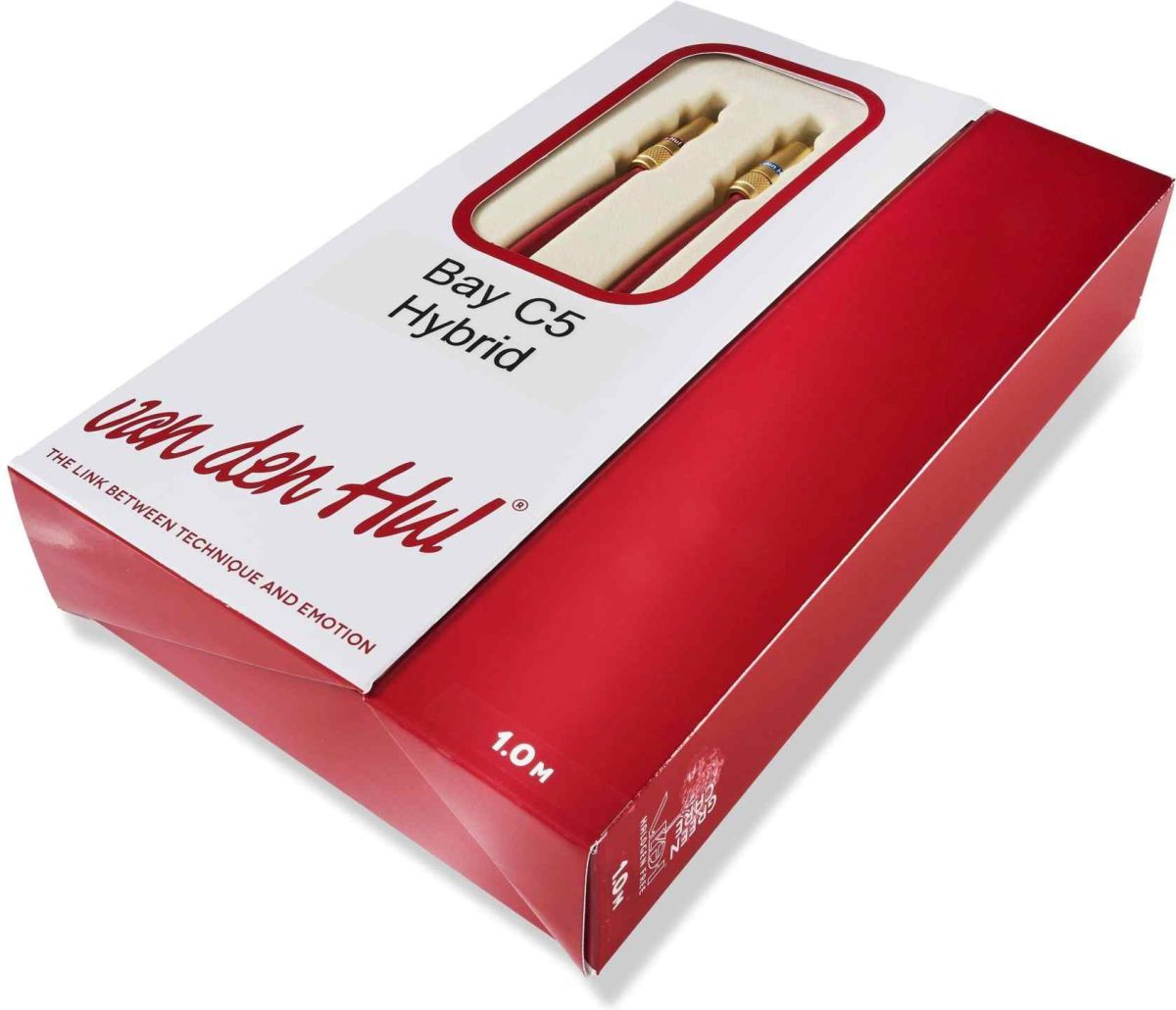 Van den Hul The Bay C5 Hybrid RCA–RCA 1,0 m – interkonekt analogowy (para) - Media Hit - Sklep audio