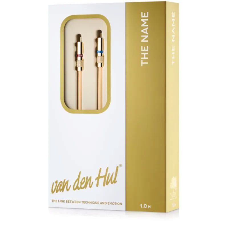 Van den Hul The Name Halogen Free RCA–RCA 1,0 m – interkonekt analogowy (para) - Media Hit - Sklep audio